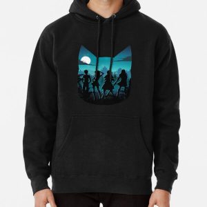 Happy Silhouette Pullover Hoodie RB0607 Produkt Offizieller Fairy Tail Merch