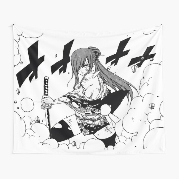 Erza Scarlet (Manga Panel) Tapestry RB0607 product Offical Fairy Tail Merch