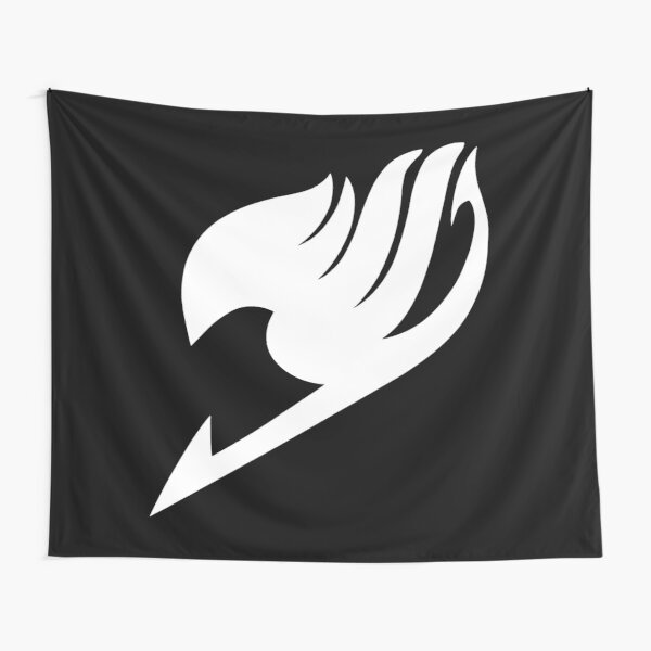 Fairy Tail - Logo (white) Tapestry RB0607 product Offical Fairy Tail Merch