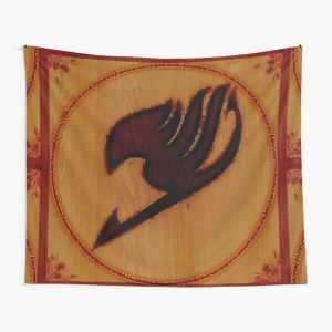 Wood Burned Fairy Tail Guild Insignia  Tapestry RB0607 product Offical Fairy Tail Merch
