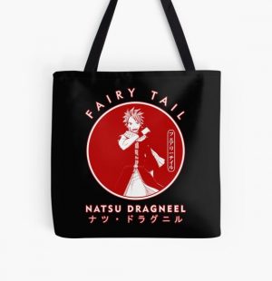NATSU DRAGNEEL II DANS LE CERCLE DE COULEUR All Over Print Tote Bag RB0607 produit Officiel Fairy Tail Merch