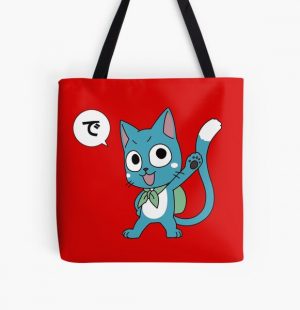 Happy Tail All Over Print Tote Bag RB0607 product Offical Fairy Tail Merch
