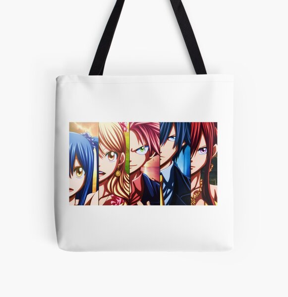 Fairy Tail Team All Over Print Tote Bag RB0607 product Offical Fairy Tail Merch