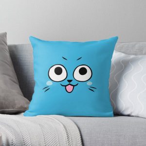 Happy face Throw Pillow RB0607 product Offical Fairy Tail Merch