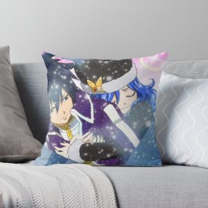 Gray & Juvia Valentine Throw Pillow RB0607 product Offical Fairy Tail Merch