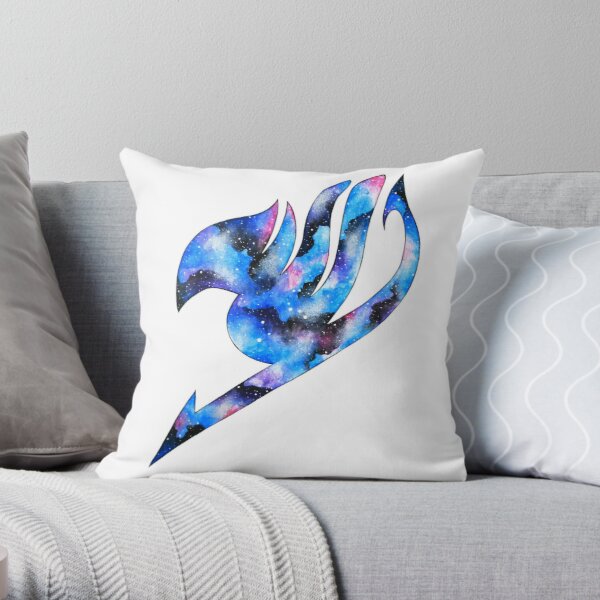 galaxy fairy tail logo Throw Pillow RB0607 product Offical Fairy Tail Merch