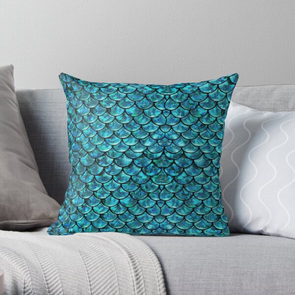 Mermaid Scales  Throw Pillow RB0607 product Offical Fairy Tail Merch