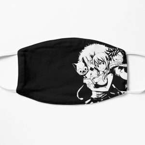 natsu and lucy fairy tail Flat Mask RB0607 product Offical Fairy Tail Merch