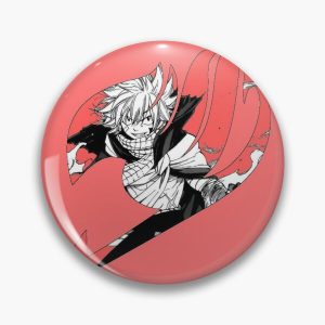 Natsu Dragneel Fairy Tail Logo Pin RB0607 product Offical Fairy Tail Merch