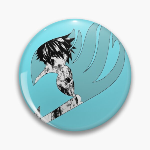 Gray Fullbuster Fairy Tail Logo Pin RB0607 product Offical Fairy Tail Merch