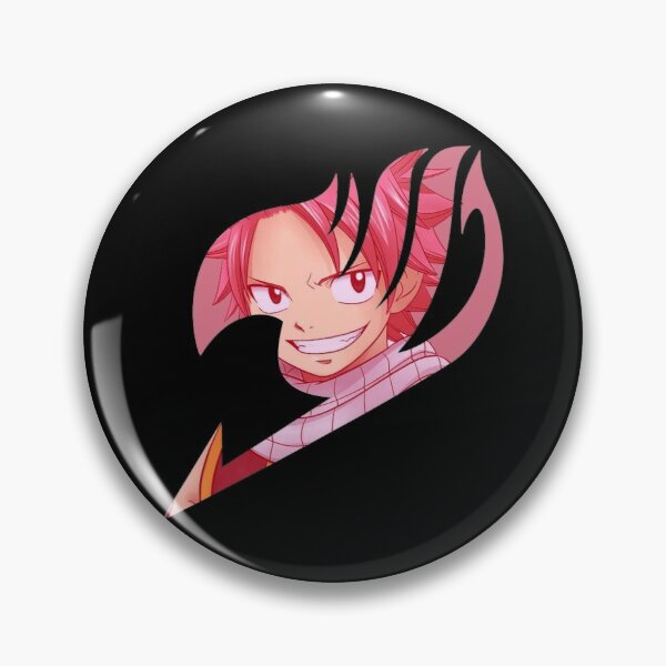 Natsu Pink Fairy Tail Symbol Pin RB0607 product Offical Fairy Tail Merch