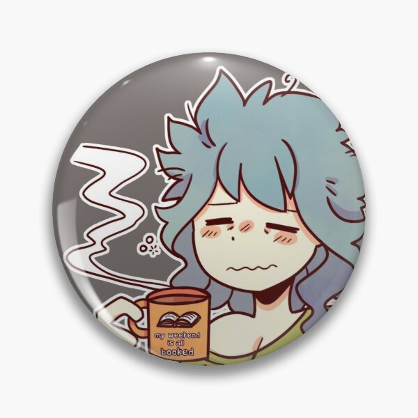 Tired Levy Pin RB0607 product Offical Fairy Tail Merch