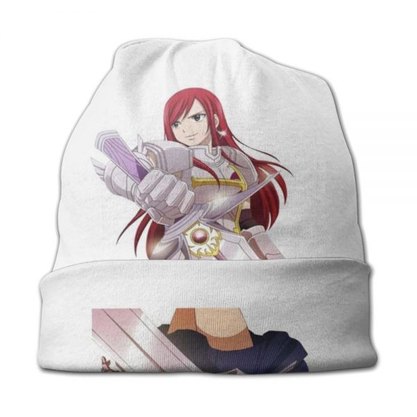 Erza Scarlet Knitted Cap Casual Beanies Hip Hop Hat Fairy Tail Erza Scarlet Erza Anime Manga 2 - Fairy Tail Store