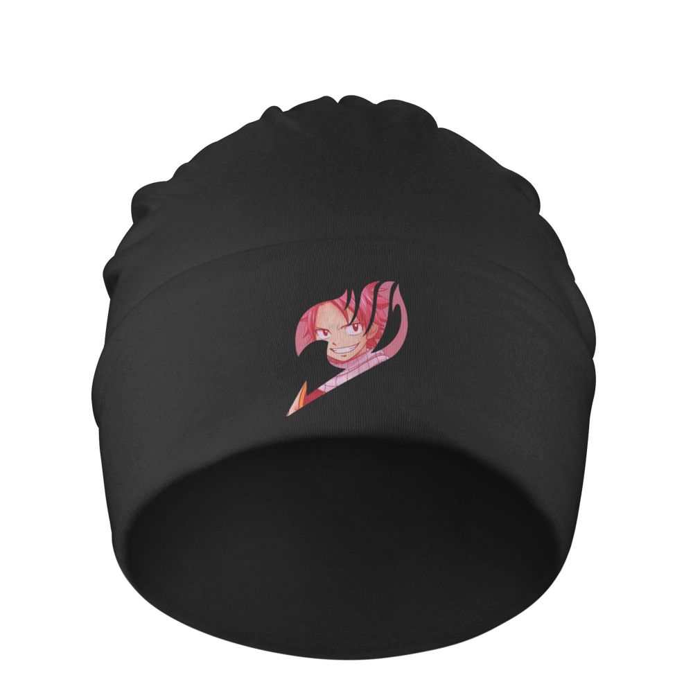 Natsu Pink Symbol Bonnet Homme Outdoor Knit Hat Fairy Tail Blood Anime Skullies Beanies Caps For Men Women Novelty Cotton Hats