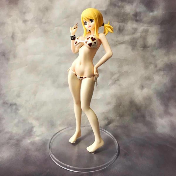 24cm Fairy Tail lucy sexy girl Action Figure PVC Collection Model toys for christmas gift 1 - Fairy Tail Store