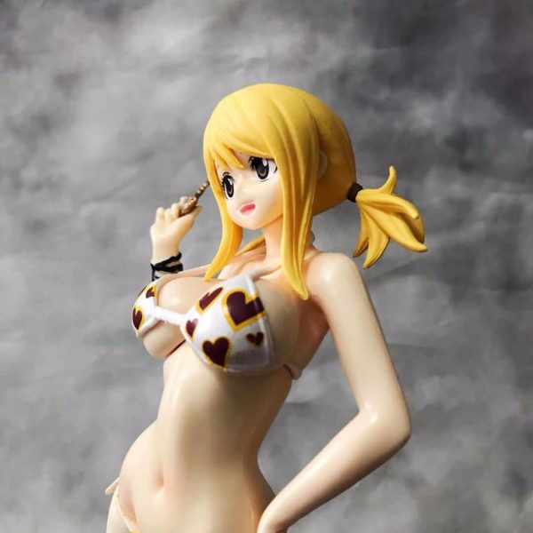 24cm Fairy Tail lucy sexy girl Action Figure PVC Collection Model toys for christmas gift 2 - Fairy Tail Store