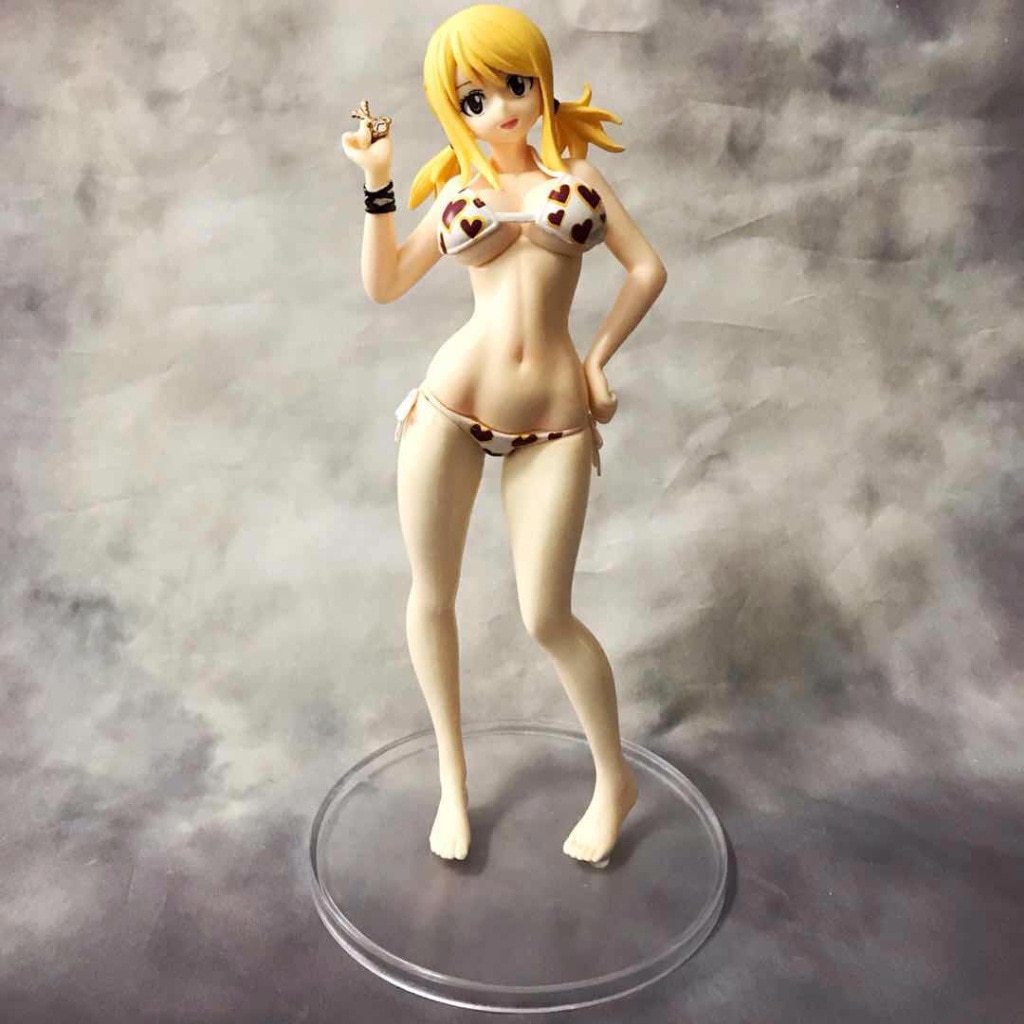 24cm Fairy Tail lucy sexy girl Action Figure PVC Collection Model toys for christmas gift