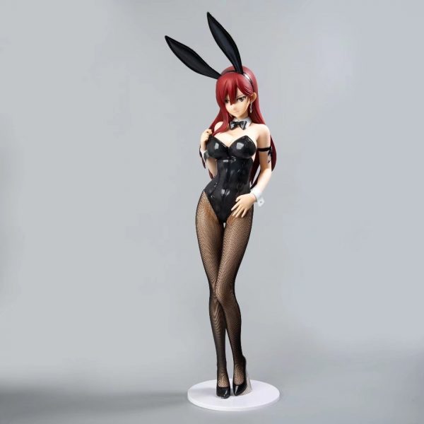 47cm Japanese Anime FAIRY TAIL FREEing B style Erza Scarlet BUNNY Ver PVC Action Figure Toy 1 - Fairy Tail Store