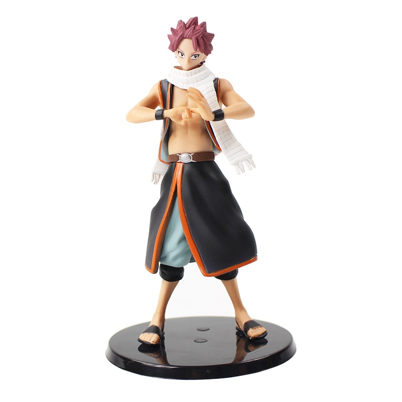 Anime Fairy Tail 2 Generations Natsu Dragnee Hold Fire Action Figure Collection 