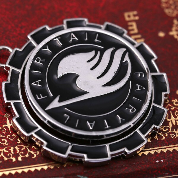 HSIC Anime Fairy Tail Keychains can Rotate Keys Chain Cosplay Pendant Key Rings for Keys Car 2 - Fairy Tail Store