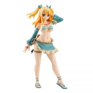 Anime Fairy Tail Lucy Heartfilia Bikini 1/7 Figure 24cm Toy No Box 