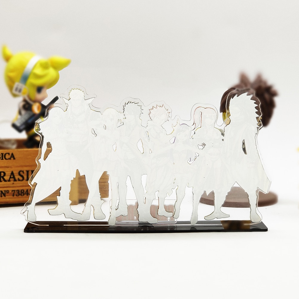 Fairy Tail union group Natsu Lucy Erza Gray Wendy Laxus acrylic stand figure model plate holder cake topper anime Japanese cool